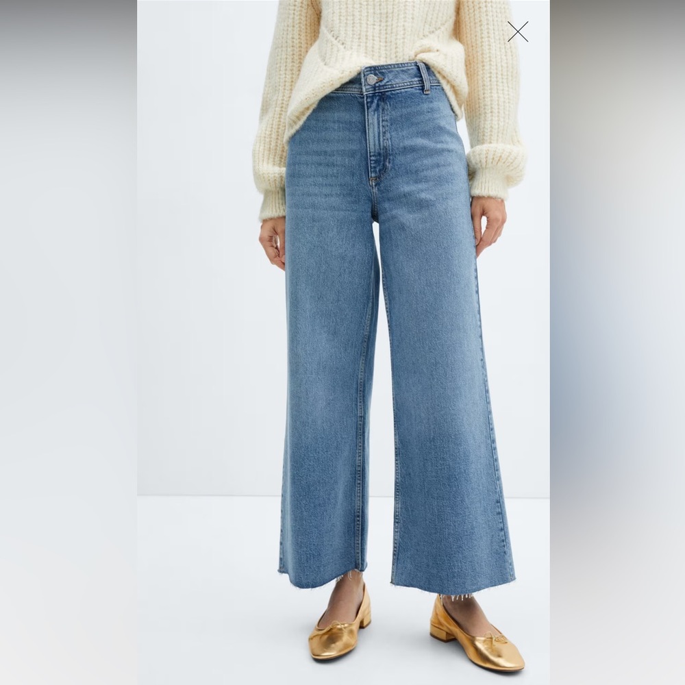 NWT Mango Culotte jeans - Picture 1 of 9